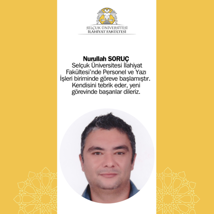 Nurullah Soruç, Personel ve Yazı İşleri Biriminde Göreve Başladı